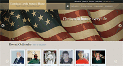 Desktop Screenshot of donehoo-lewisfuneralhome.com